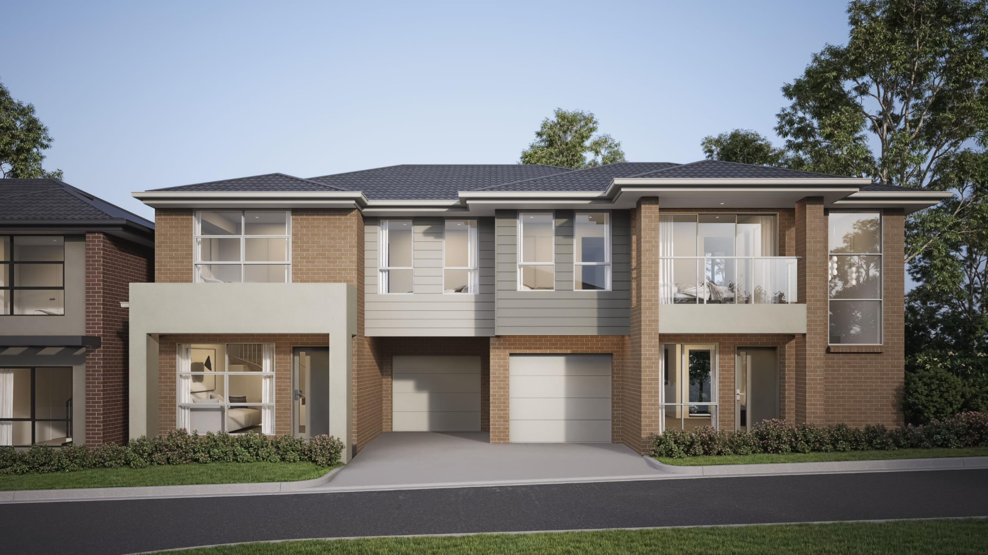 Clarke Grounds townhouses in Rouse Hill
